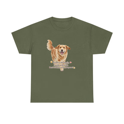 Golden Buddy Character T-Shirt | Eco-Limited