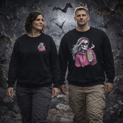 Coffee Rebel Skeleton Sweatshirt | Eco-Limited