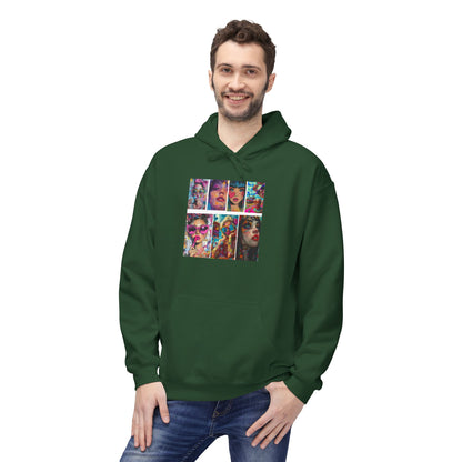 Color Pop Fashion Art Graphic Hoodie | Eco-Limited