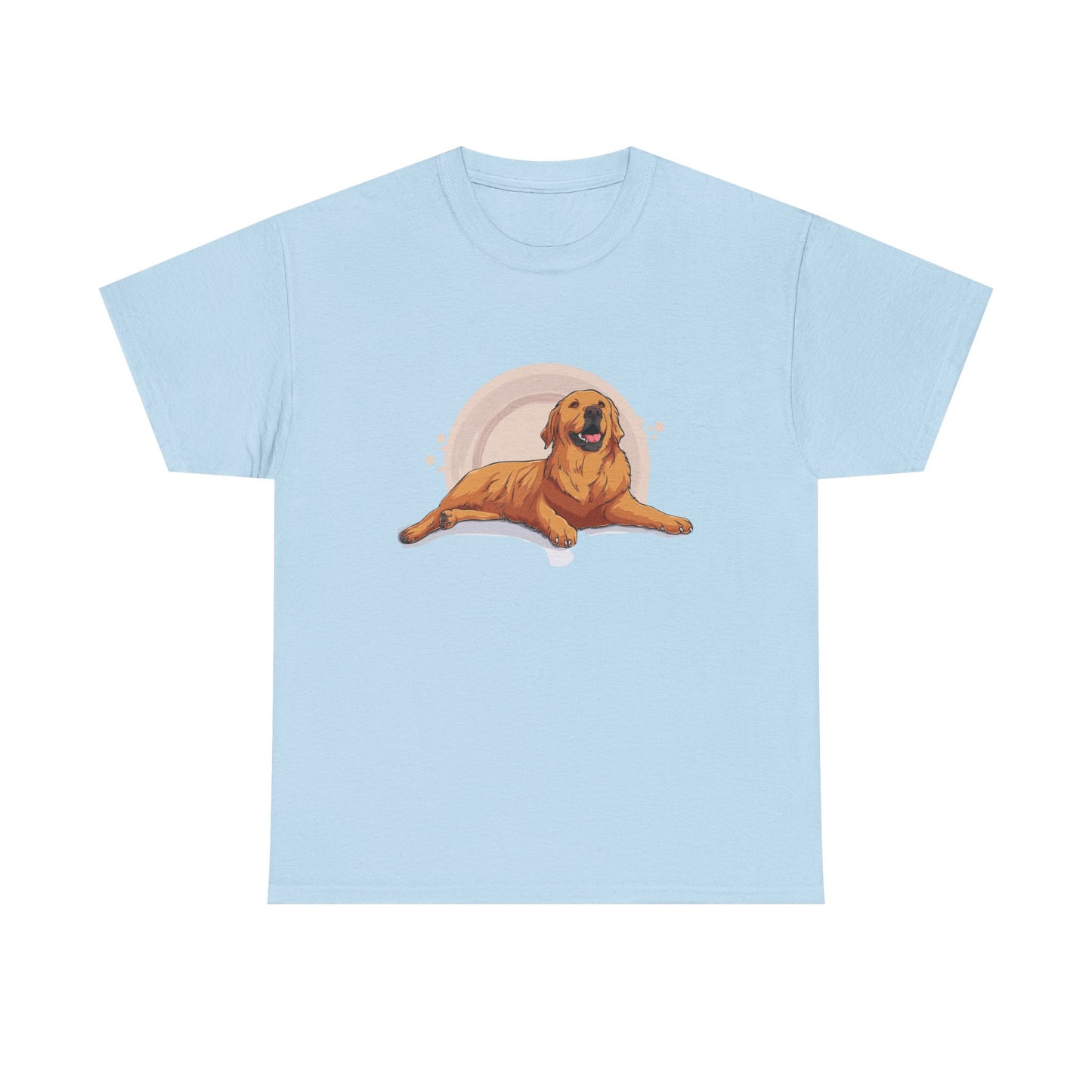Golden Retriever Graphic Relaxed Tee|Eco-Friendly - Limited