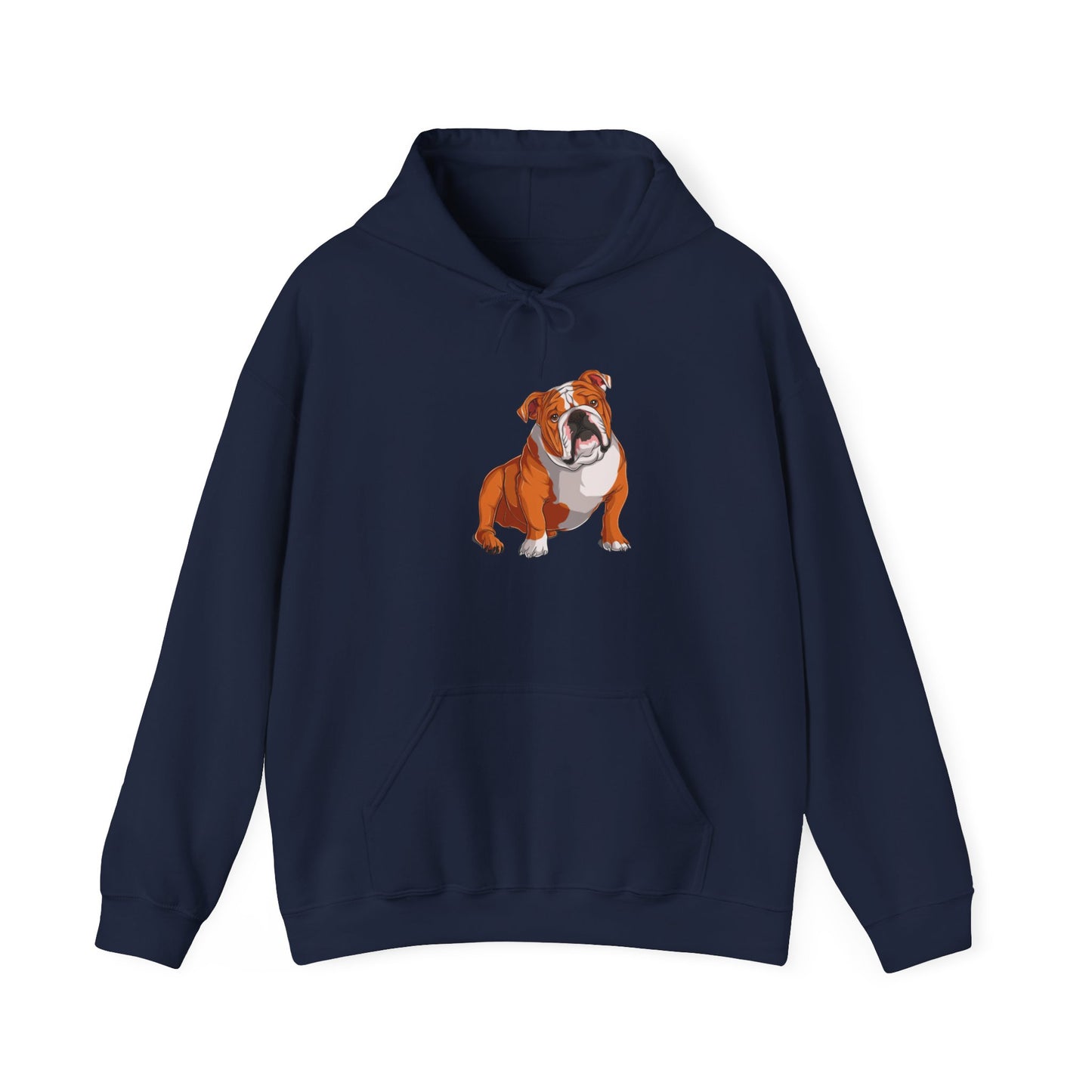 Cute English Bulldog Graphic Hoodie|Eco-Friendly - Limited