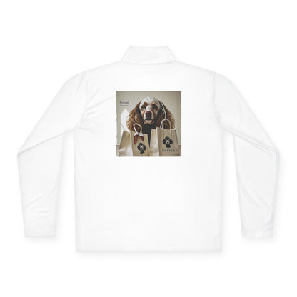 Poodles But Make It Fashion Quarter Zip Pullover | Eco Limited