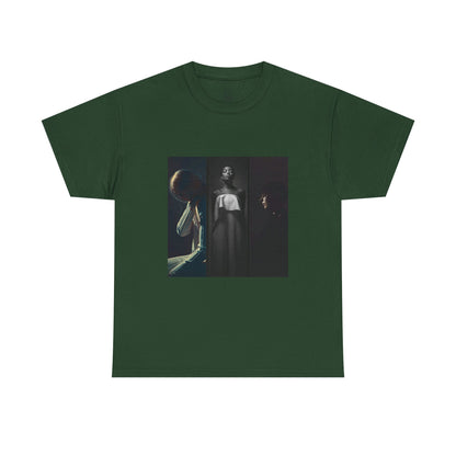 Moody Portrait Triptych Graphic T-Shirt | Eco-Limited