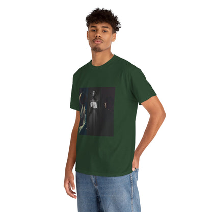 Moody Portrait Triptych Graphic T-Shirt | Eco-Limited
