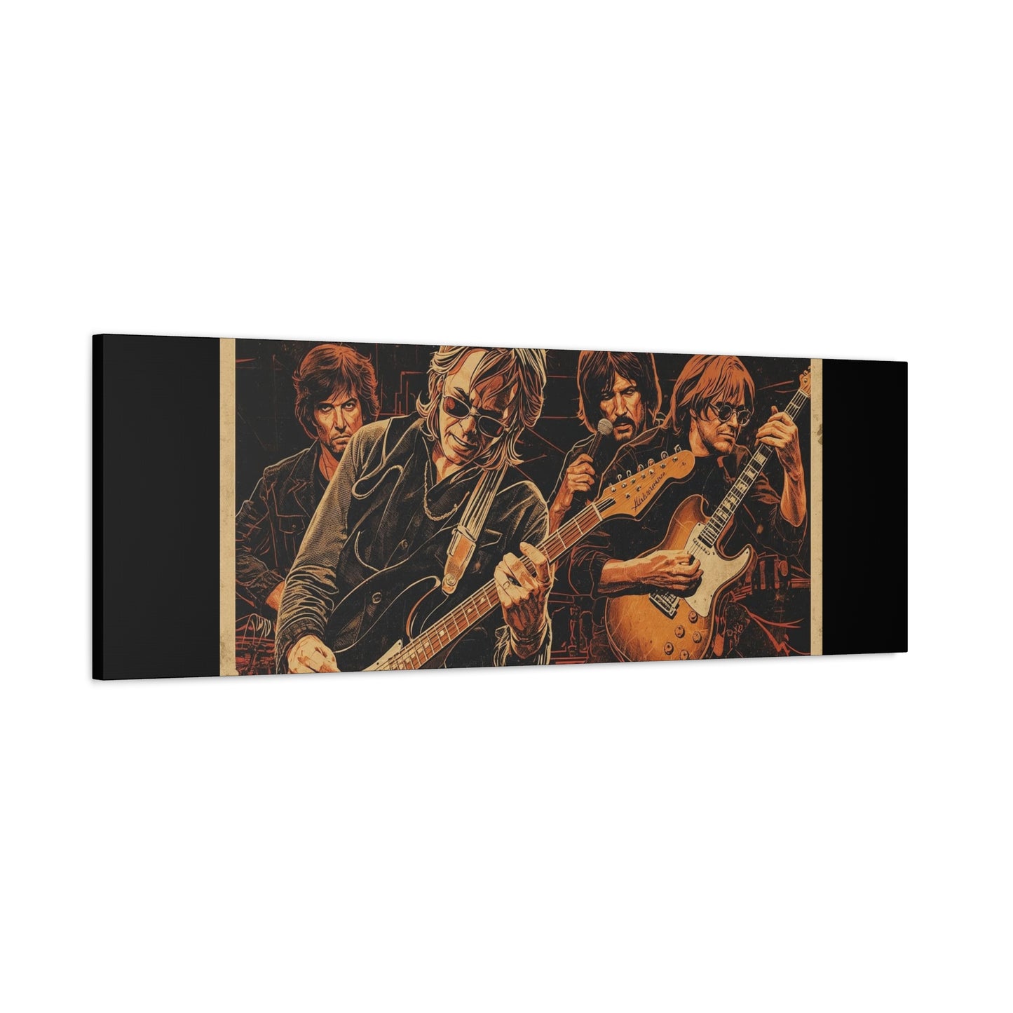 Rock Band Vintage Canvas Wall Art | Eco - Limited
