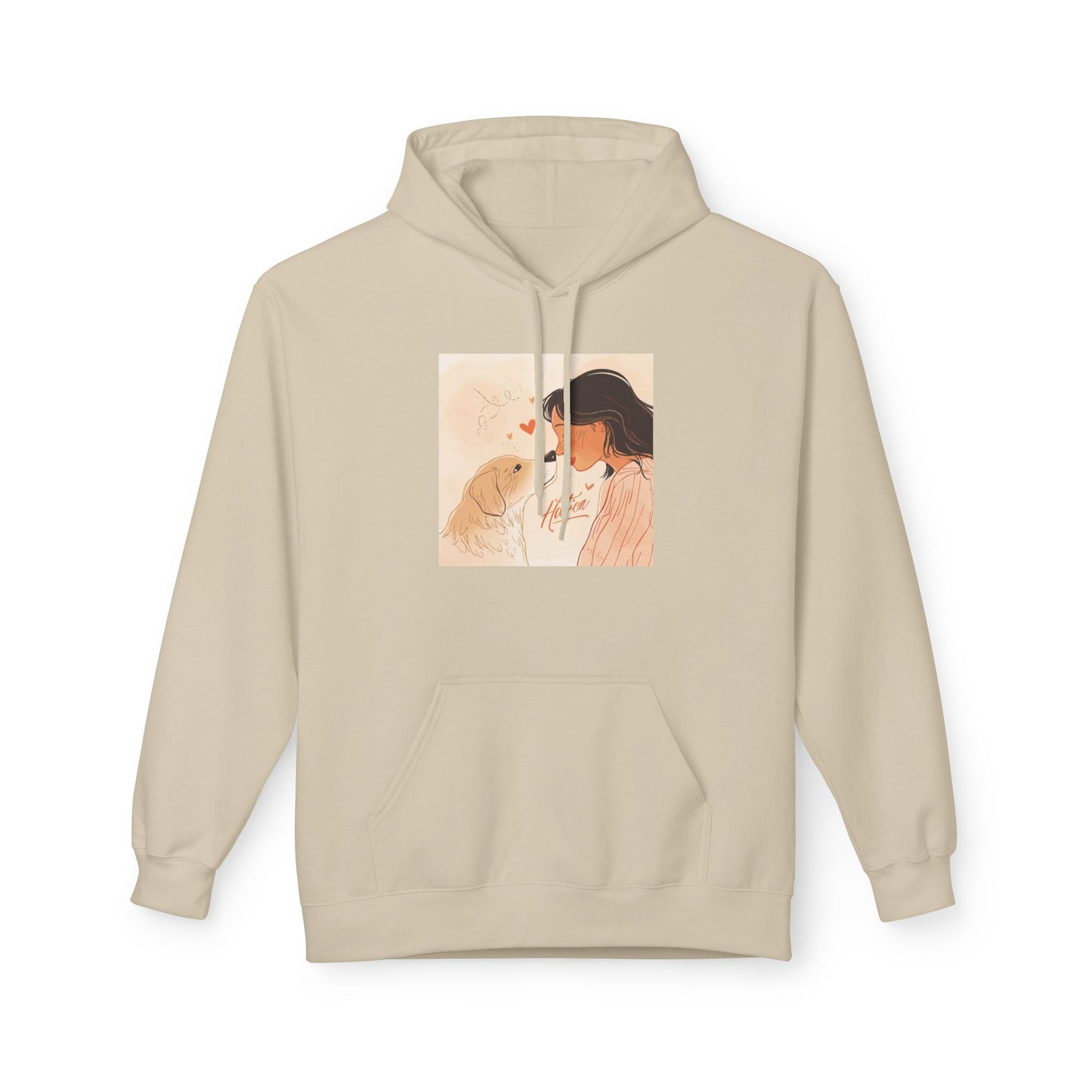 Dog Mom Love Moment Graphic Hoodie Gift | Eco-Friendly - Limited