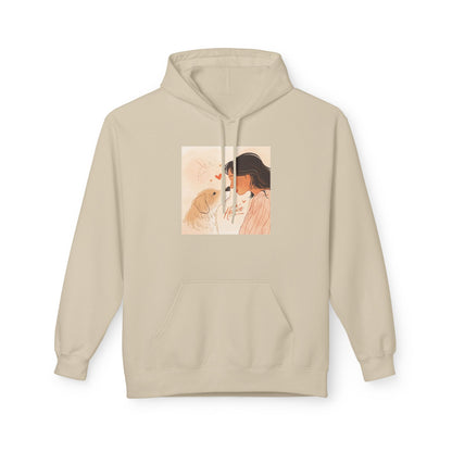 Dog Mom Love Moment Graphic Hoodie Gift | Eco-Friendly - Limited