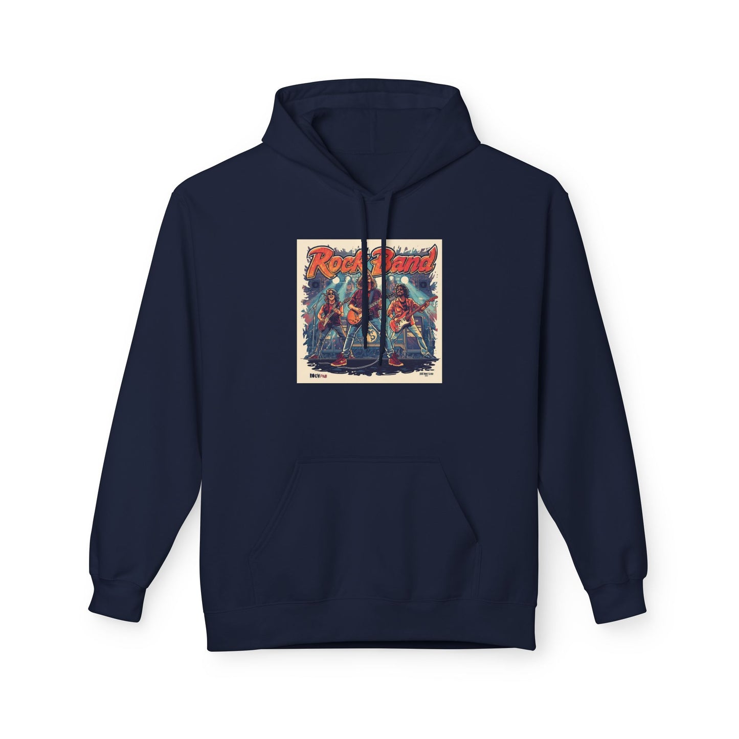 Retro Rock Band Vintage Poster Hoodie|Eco-Friendly - Limited