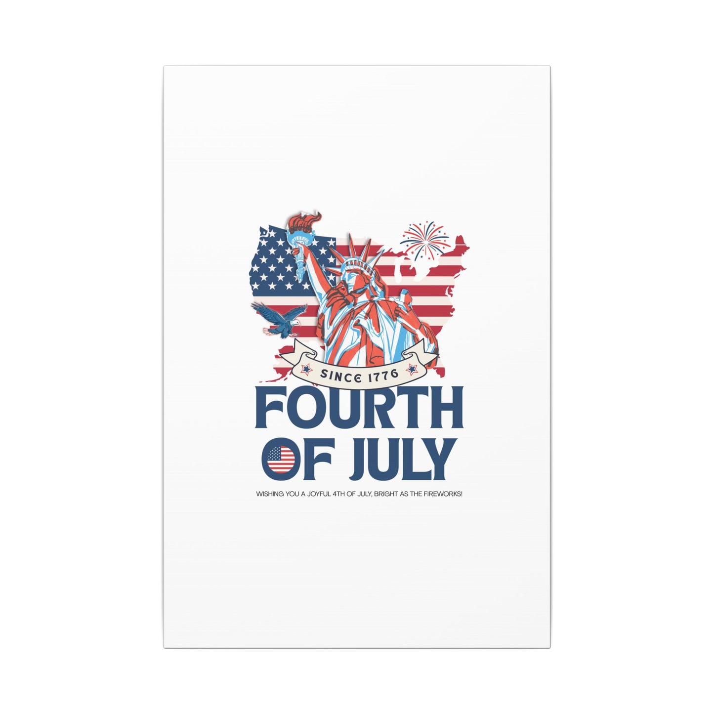 Fourth of July Canvas Wall Art