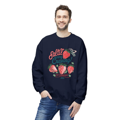 Salted Strong Craving Strawberry Graphic Sweater | Eco - Limited