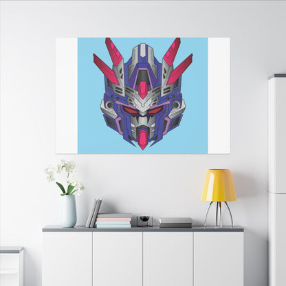Mecha Warrior Helmet Organic Canvas