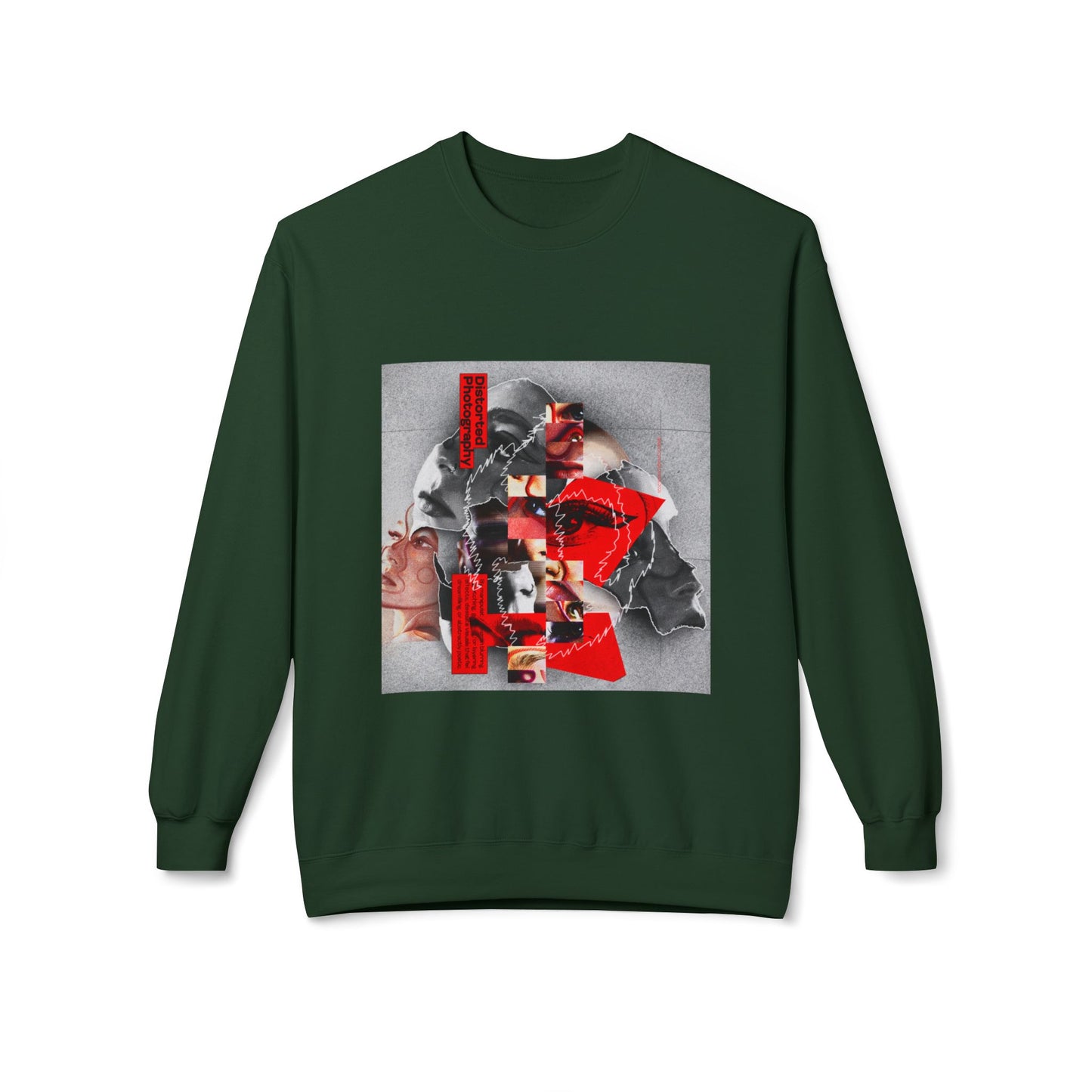 Surreal Identity Collage Sweatshirt | Eco-Limited