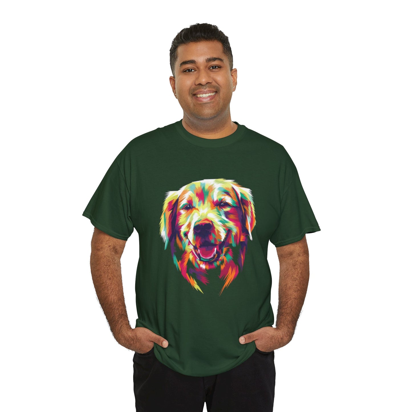 Colorburst Golden Smile T-Shirt | Eco-Limited