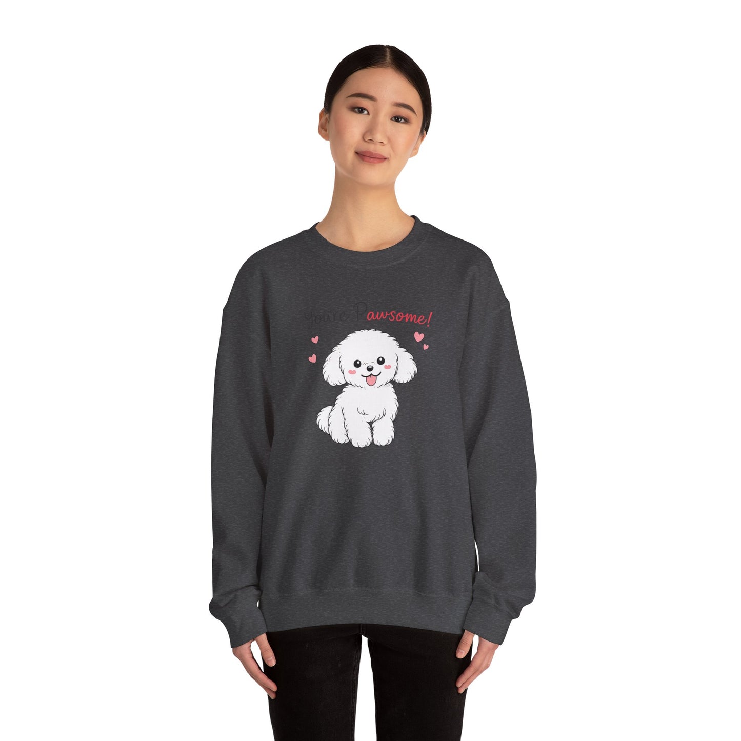 You're Awesome Puppy Graphic Sweater | Eco-Limited
