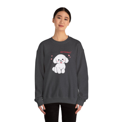 You're Awesome Puppy Graphic Sweater | Eco-Limited