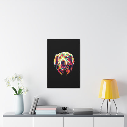 Color Burst Golden Smile Canvas | Eco-Limited