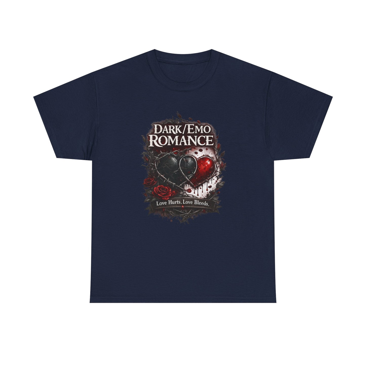 Dark Emo Romance Heart T-Shirt | Eco-Limited