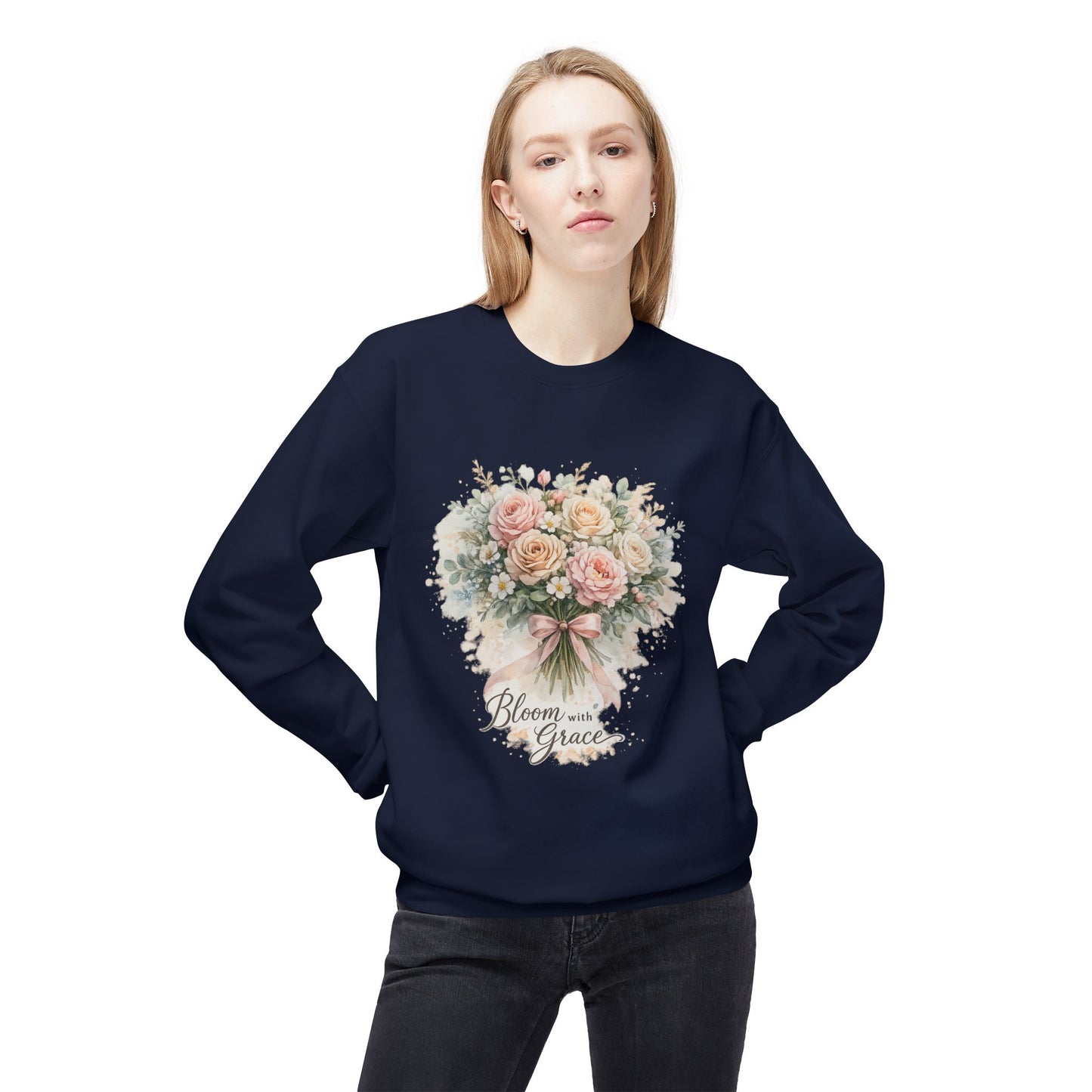 Bloom With Grace Sweatshirt | Eco-Limited