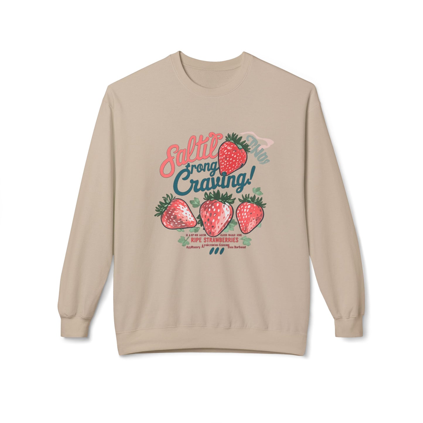 Salted Strong Craving Strawberry Graphic Sweater | Eco - Limited