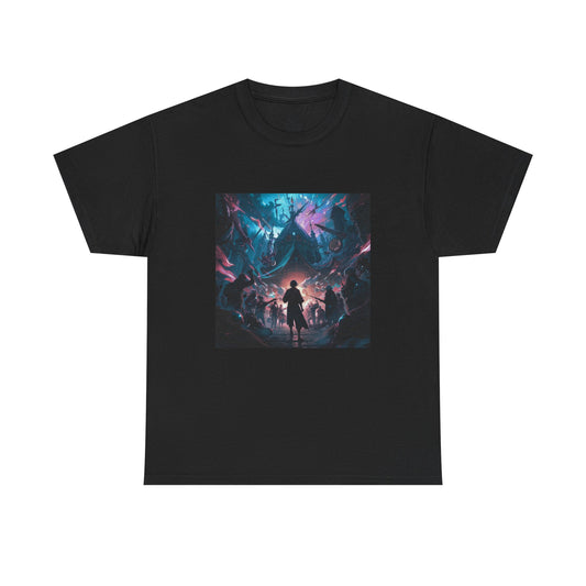Surreal Night Passage Art T-Shirt | Eco-Limited