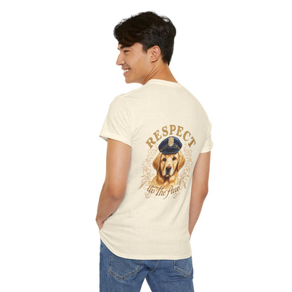 Respect The Paw Golden Retriever T-Shirt | Eco-Limited