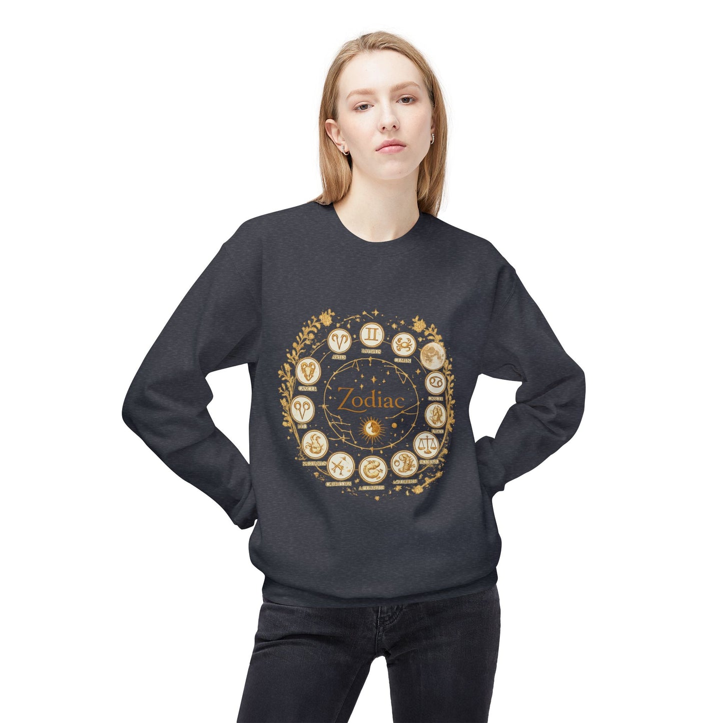 Zodiac Circle Sweatshirt | Eco-Limited