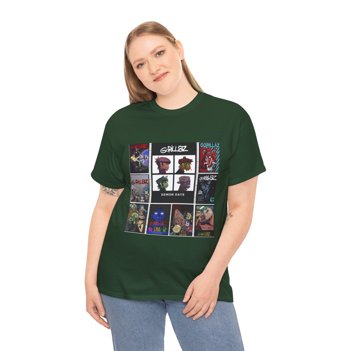 Animated Band Collage Street Art Graphic Tee | Eco-Limited