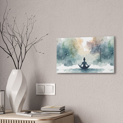 Peace Within Meditation Canvas Wall Art | Eco-Limited