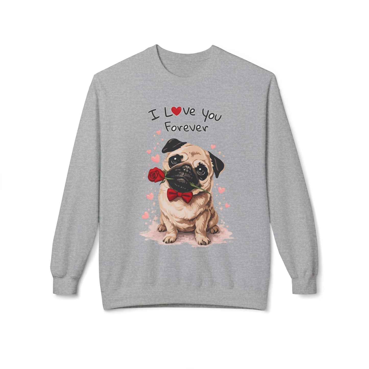 Pug Love Forever Sweater | Eco-Limited