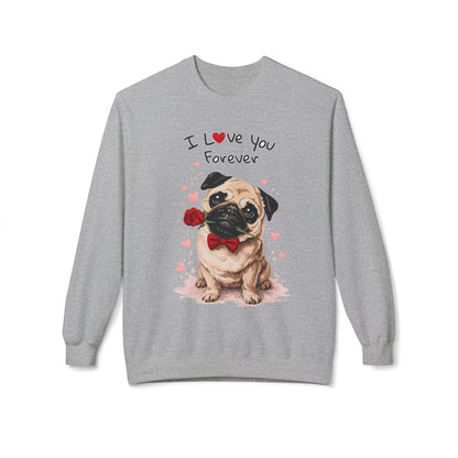 Pug Love Forever Sweater | Eco-Limited