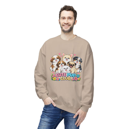 Cute Pup Club Graphic Sweater | Eco - Limited