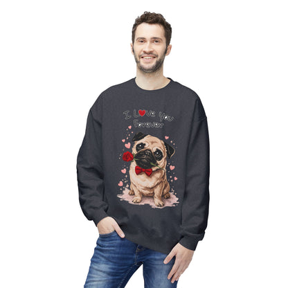 Pug Love Forever Sweater | Eco-Limited