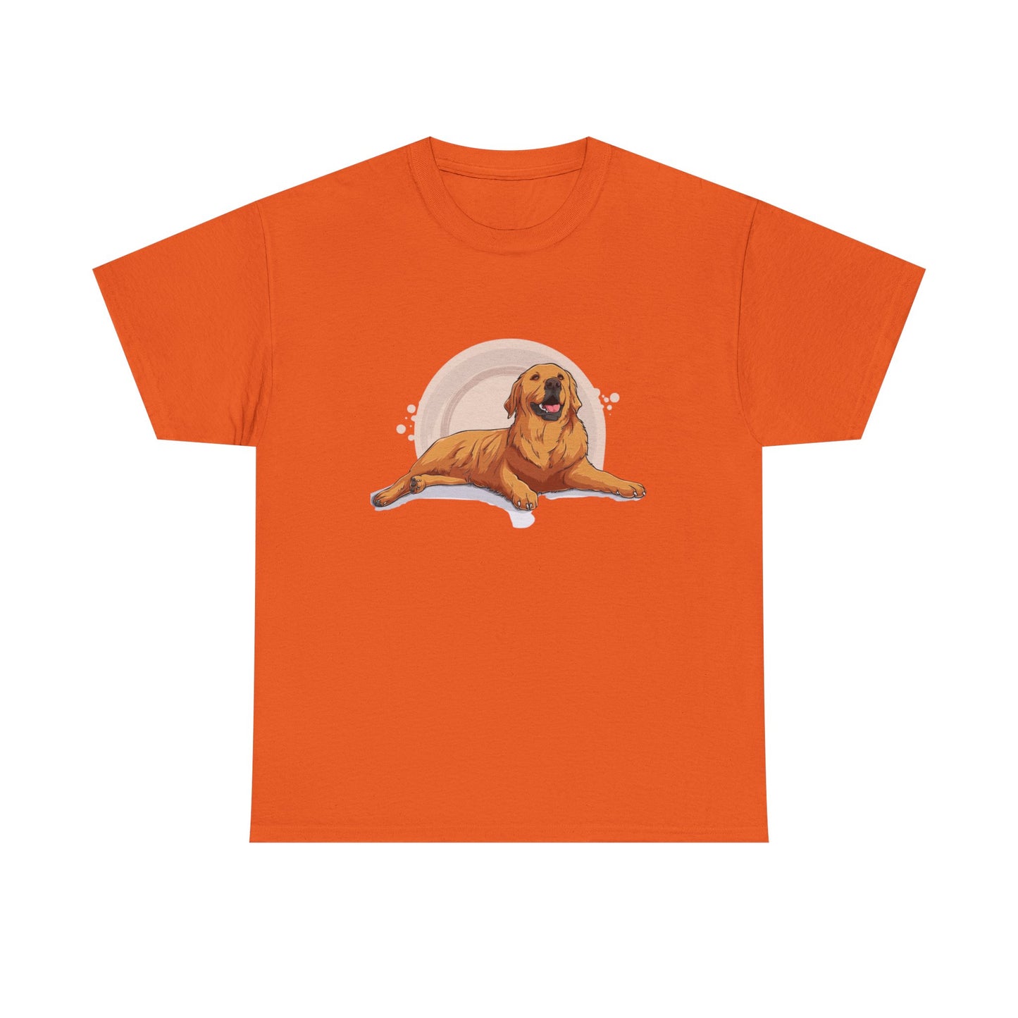 Golden Retriever Graphic Relaxed Tee|Eco-Friendly - Limited