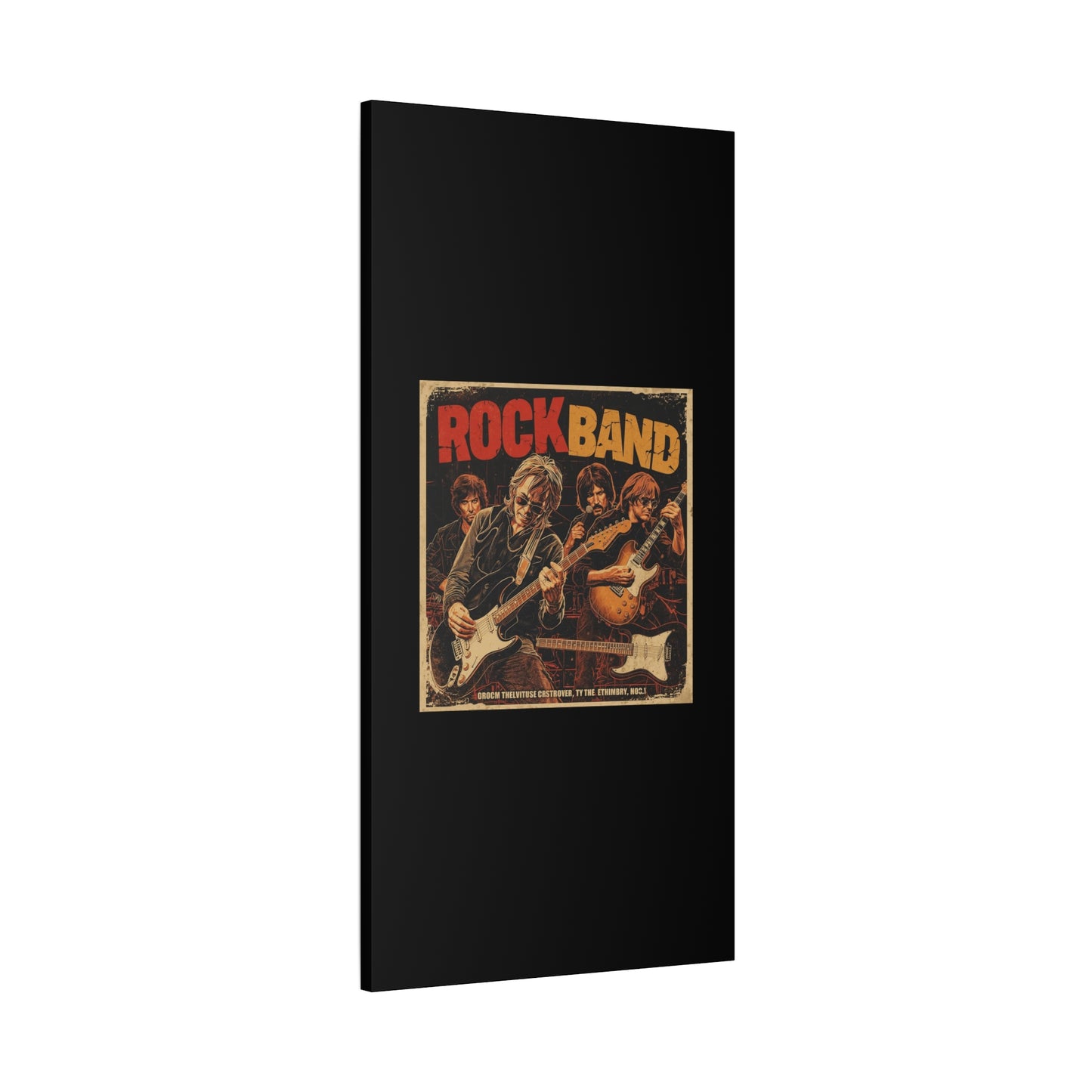 Rock Band Vintage Canvas Wall Art | Eco - Limited