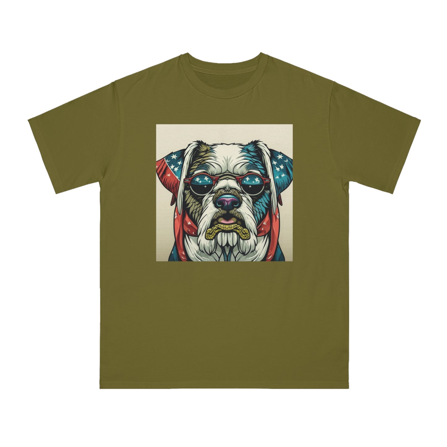 Patriot Dog Portrait T-Shirt | Eco - Limited