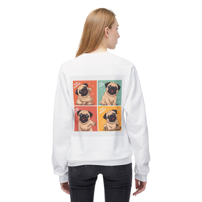Pug Pop Art Sweatshirt | Eco Limited