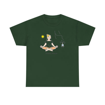 Healthy Lifestyle Illustration T-Shirt | Eco-Limited