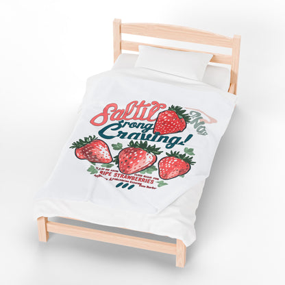 Salty &amp; Strong Strawberry Blanket | Eco-Limited