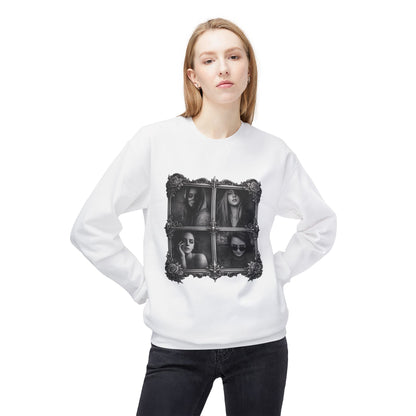 Framed Silence Portrait Sweatshirt | Eco-Limited