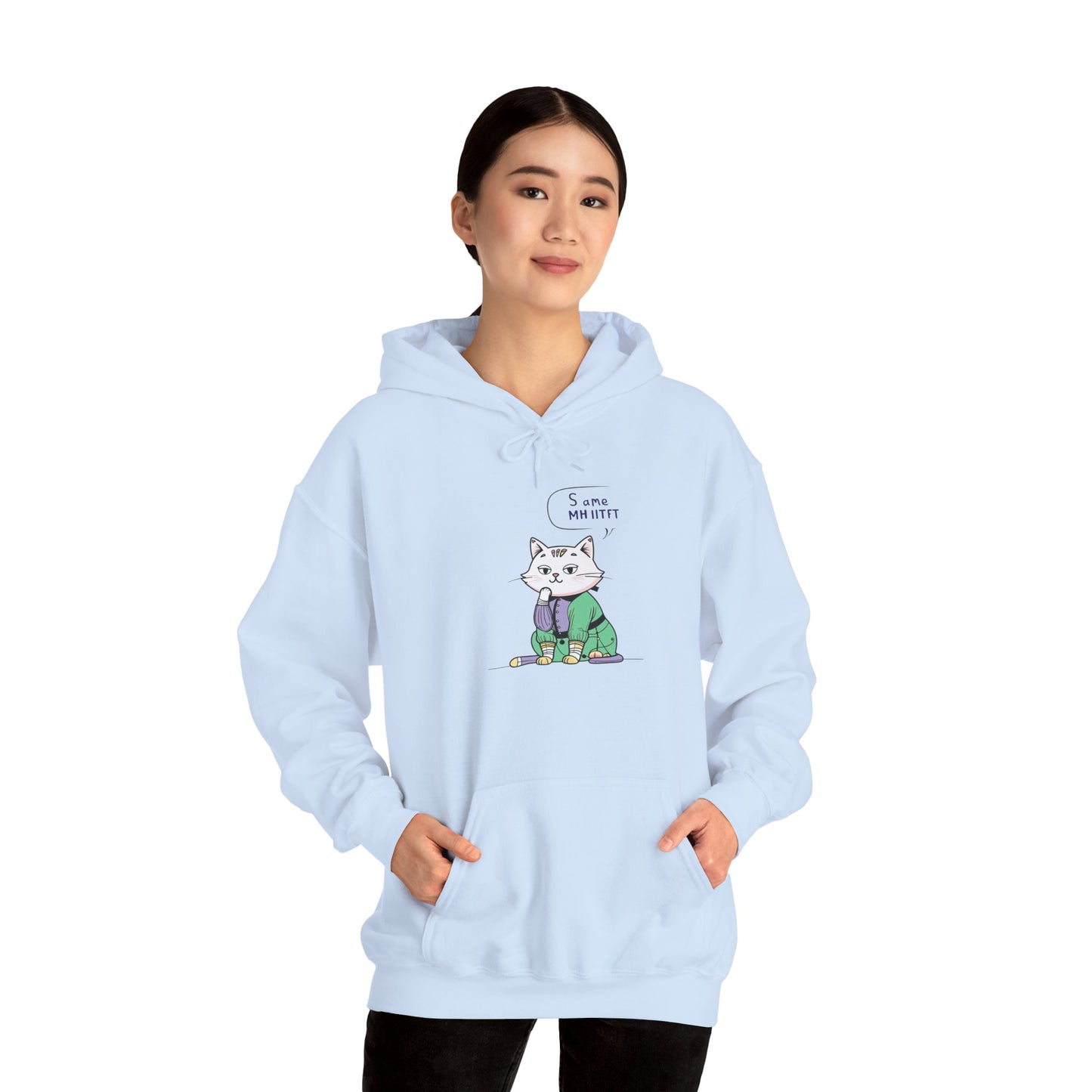 Chill Cat Street Art Hoodie | Eco-Limited
