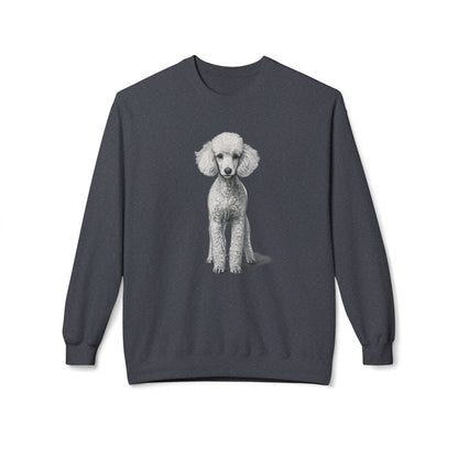 Elegant Poodle Illustration Sweatshirt | Eco-Limited