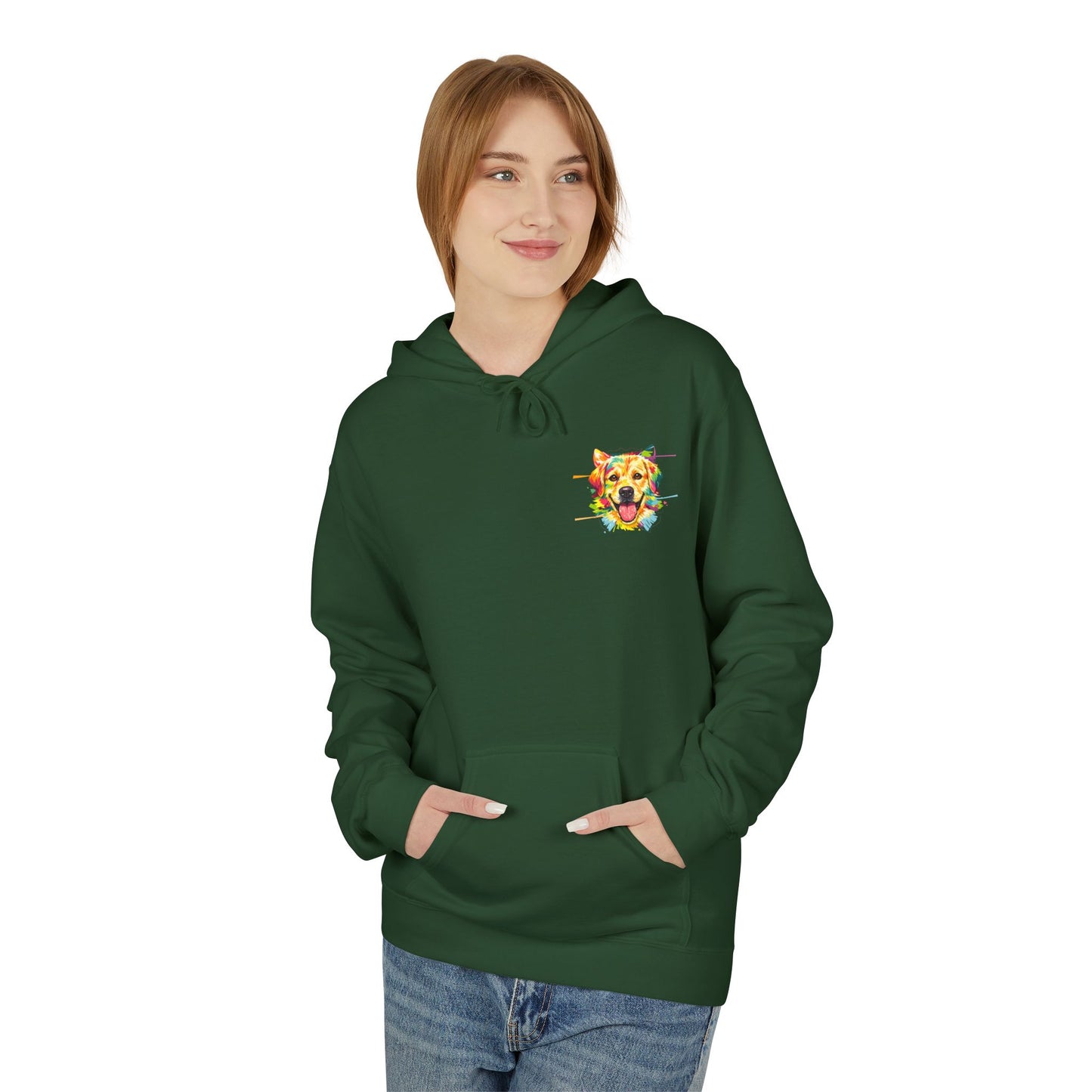 Labrador Retriever Color Splash Hoodie | Eco-Limited