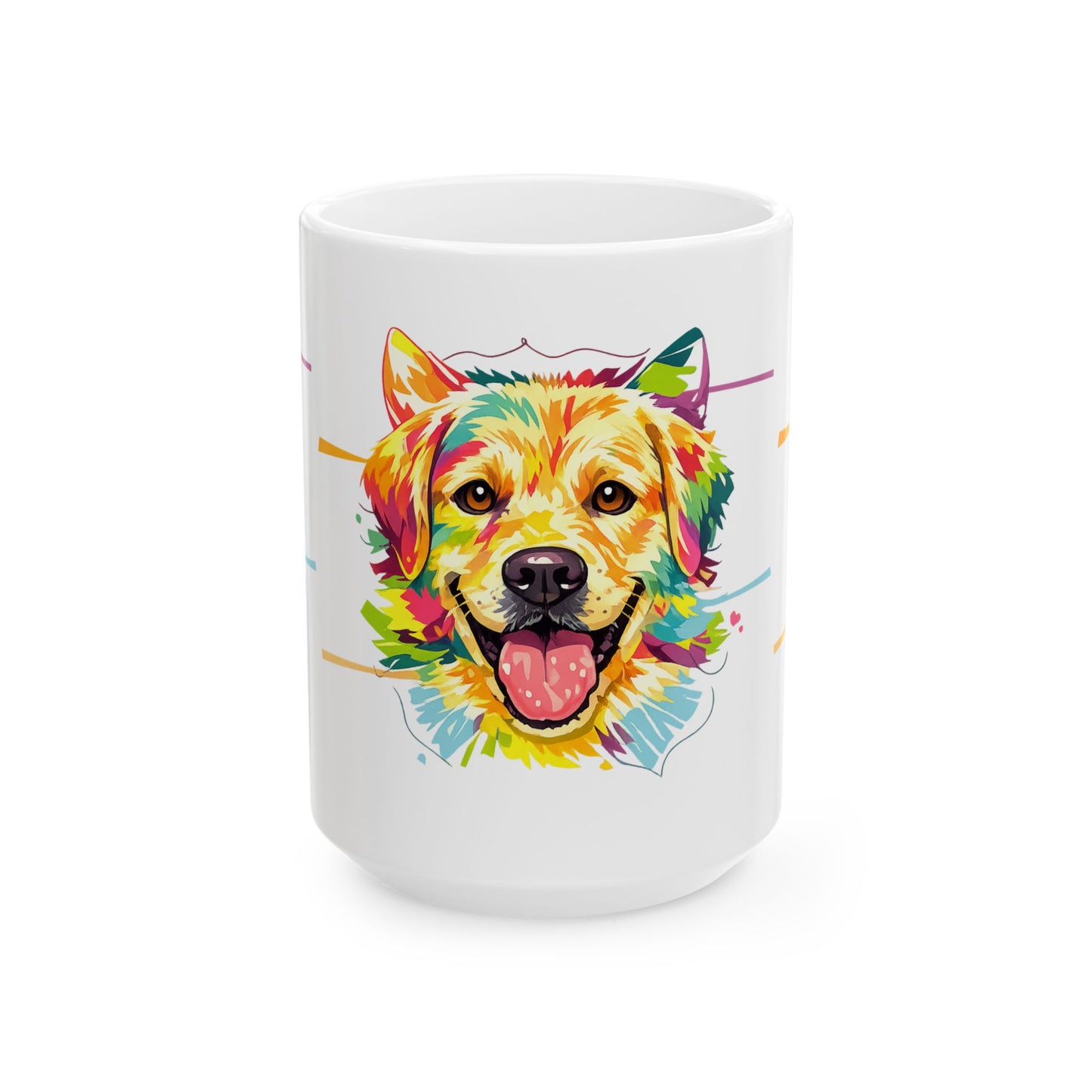 Color Pop Golden Retriever Mug | Eco-Limited