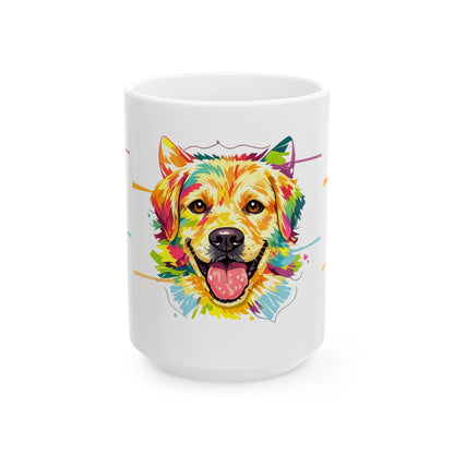 Color Pop Golden Retriever Mug | Eco-Limited