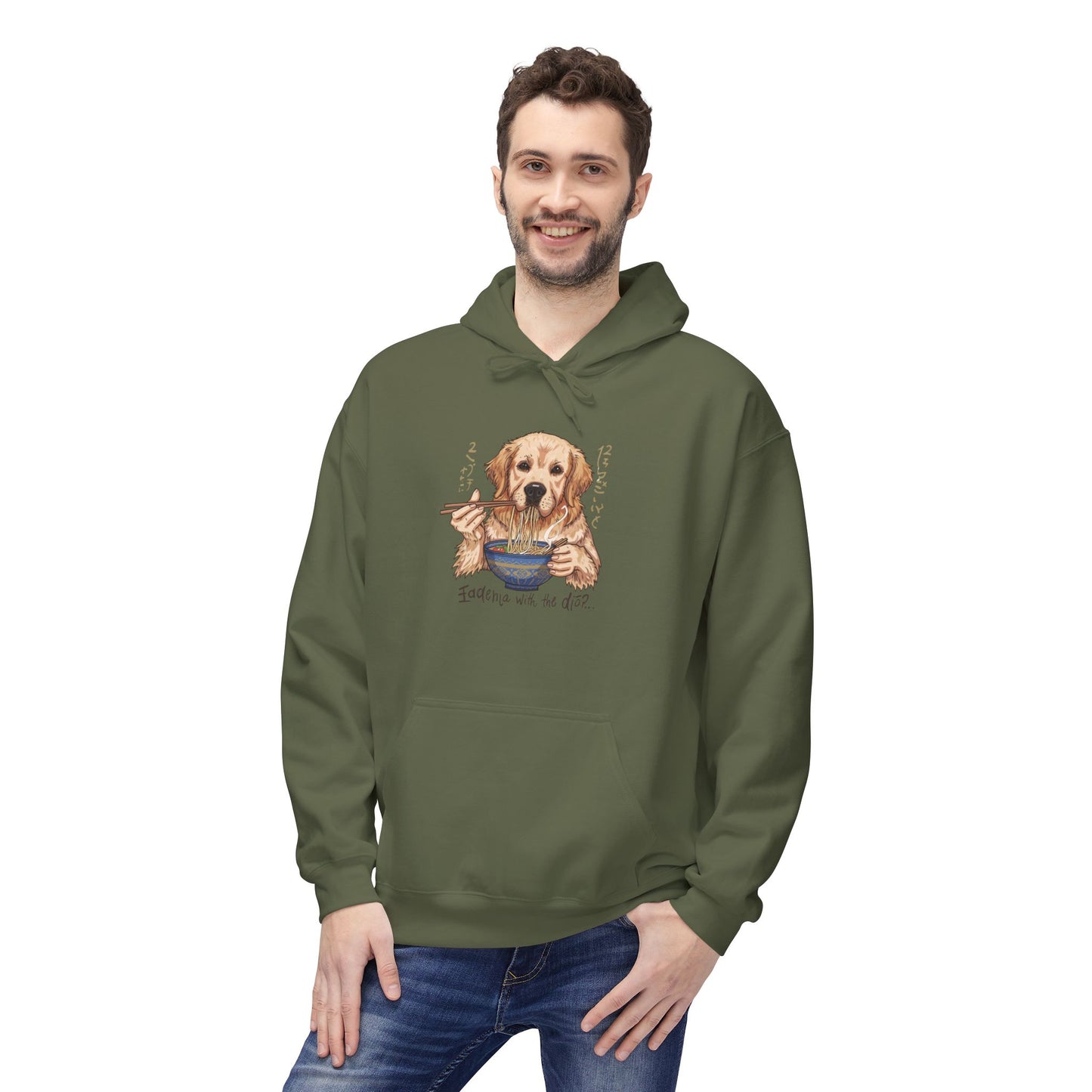 Noodle Dog Logic Graphic Hoodie | Eco-Limited