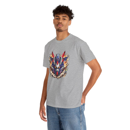 Patriot Mecha Helmet Graphic T-Shirt | Eco - Limited