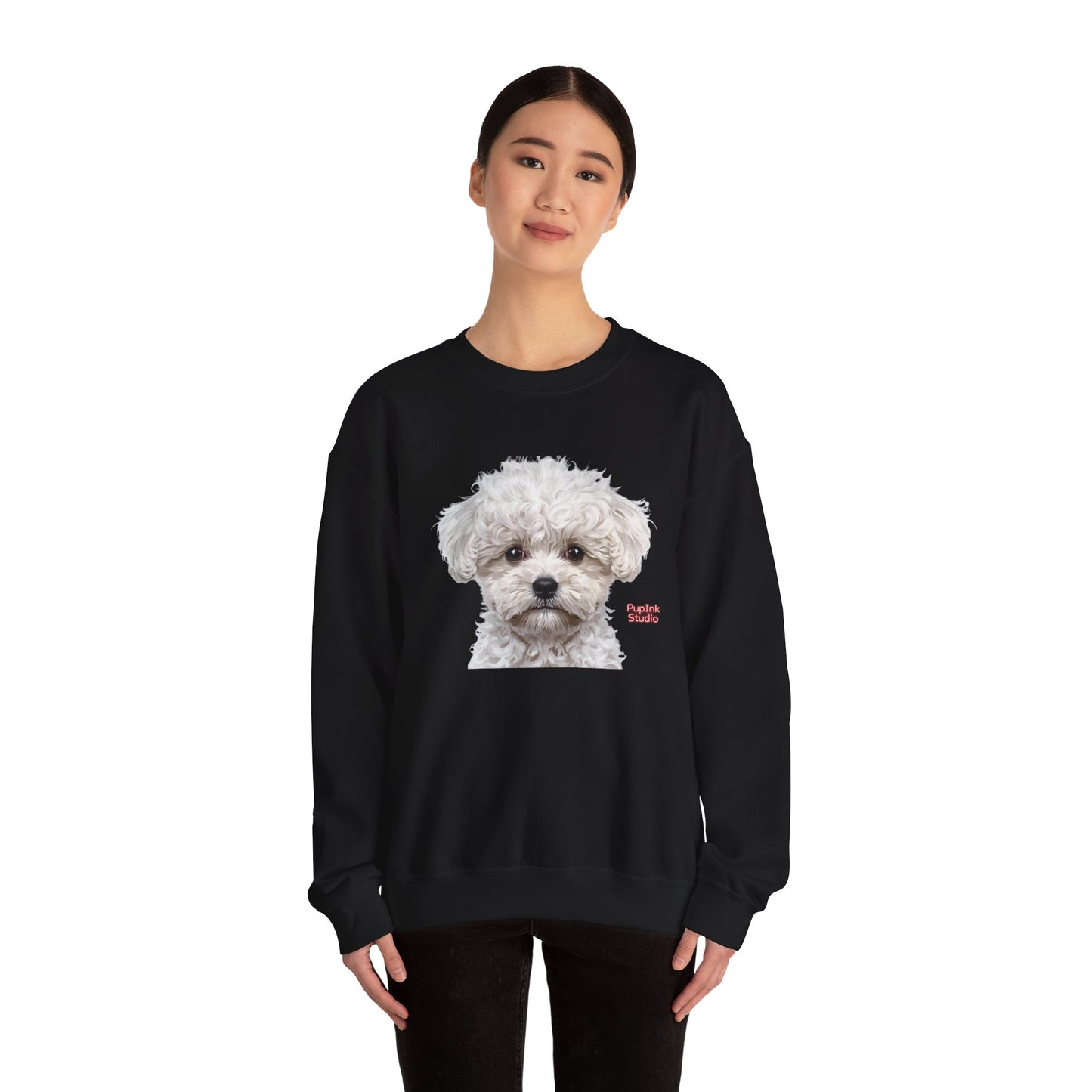 Poodle Portrait Graphic Sweater | Eco-Limited