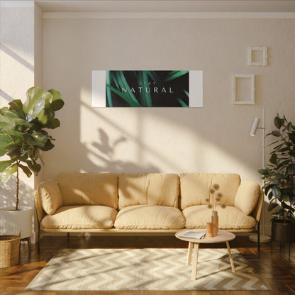 Stay Natural Botanical Canvas Wall Art