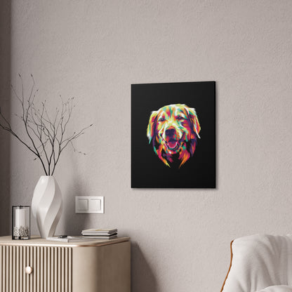 Color Burst Golden Smile Canvas | Eco-Limited