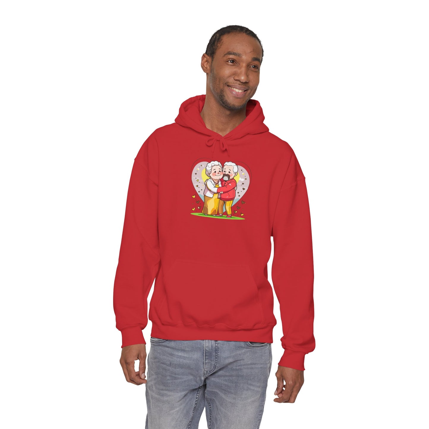 Heartwarming Elderly Couple Hoodie – Cozy Gift Style